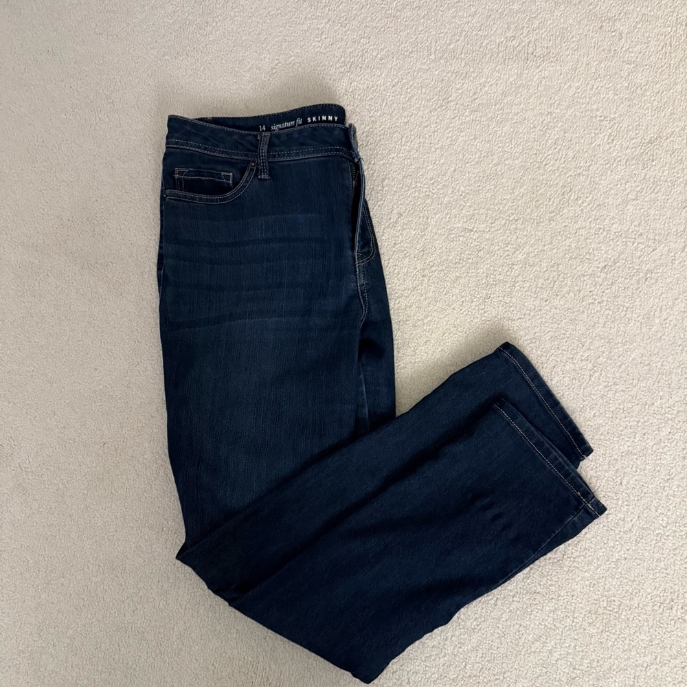 Westport Women’s Dark Blue Skinny Jeans Size 14
